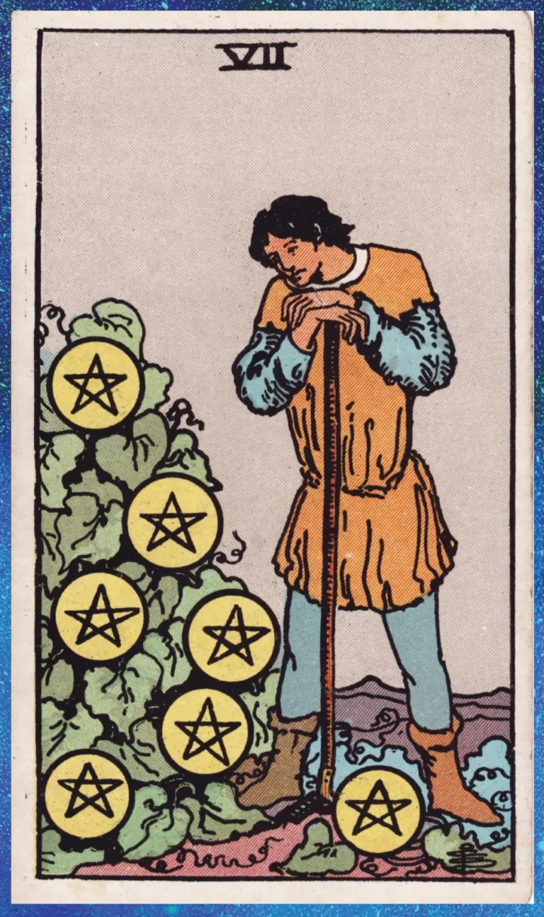 Seven of Pentacles Tarot Card Meaning