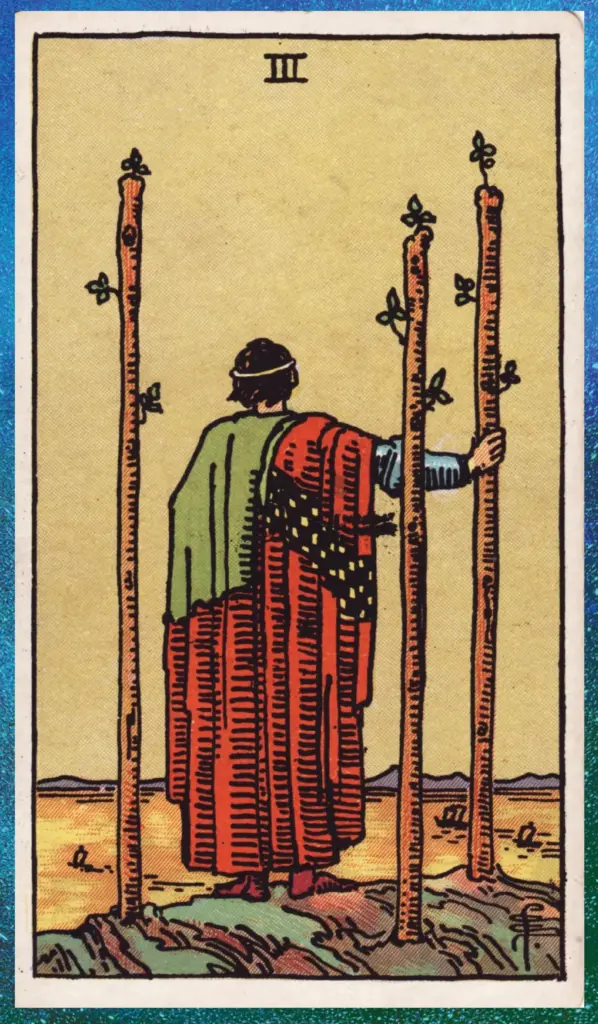Three of Wands Tarot Card Meaning