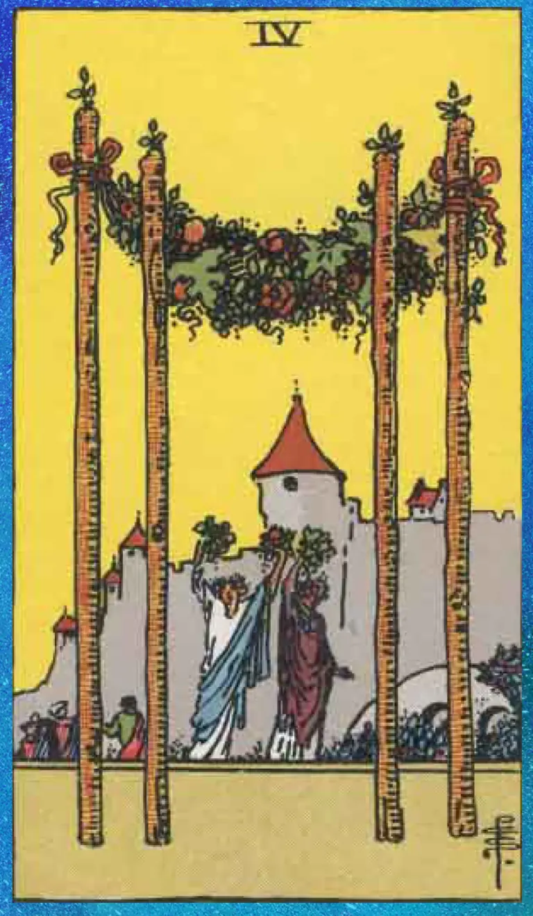 Four of Wands Tarot Card Meaning