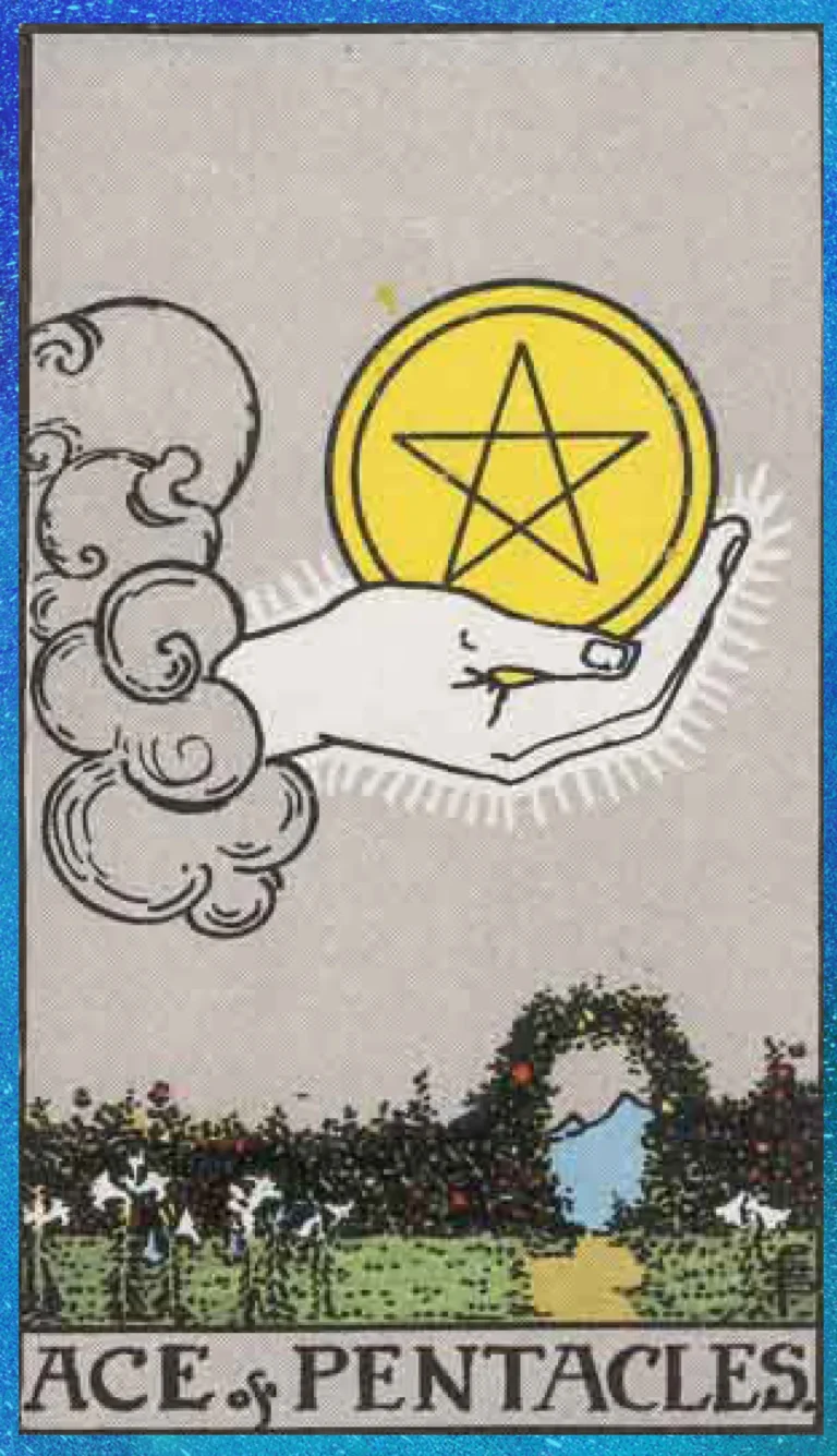 Ace of Pentacles tarot card meaning