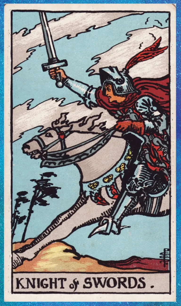 Knight of Swords Tarot Card Meaning