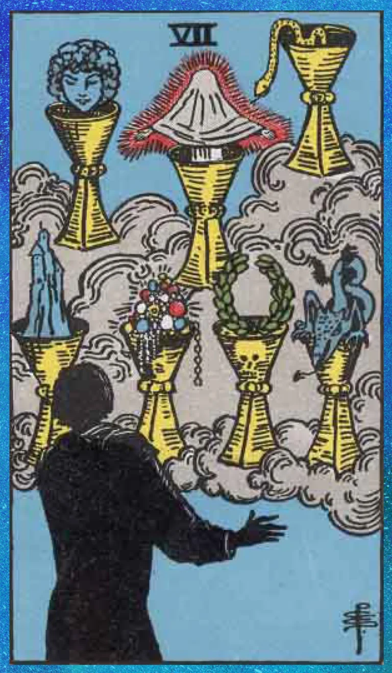 Seven of Cups Tarot Card Meaning