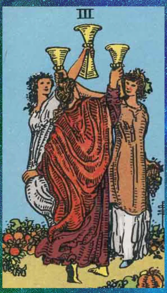 Three of Cups Tarot Card Meaning