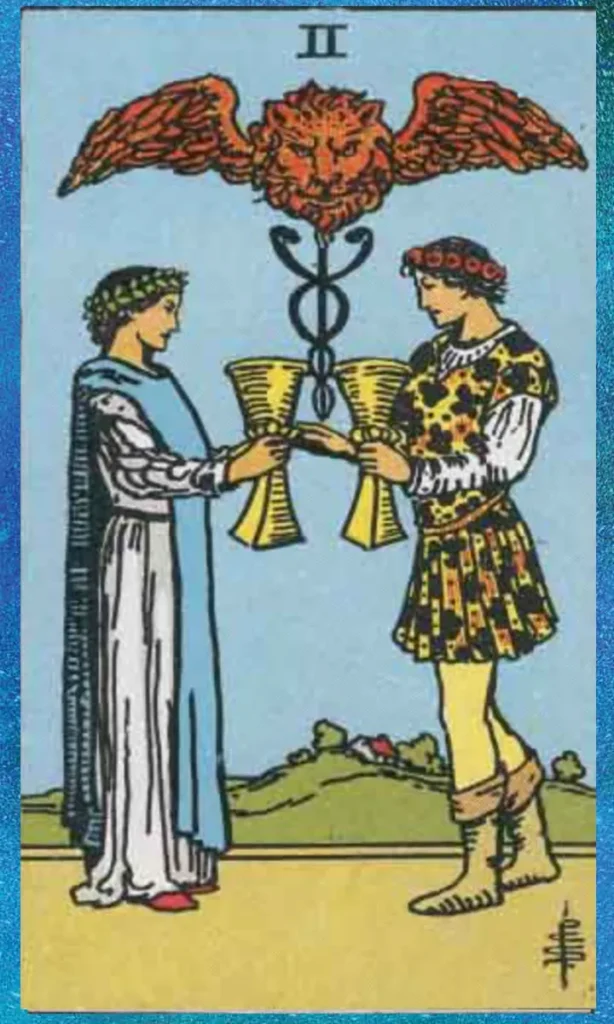 Two of Cups Tarot Card Meaning