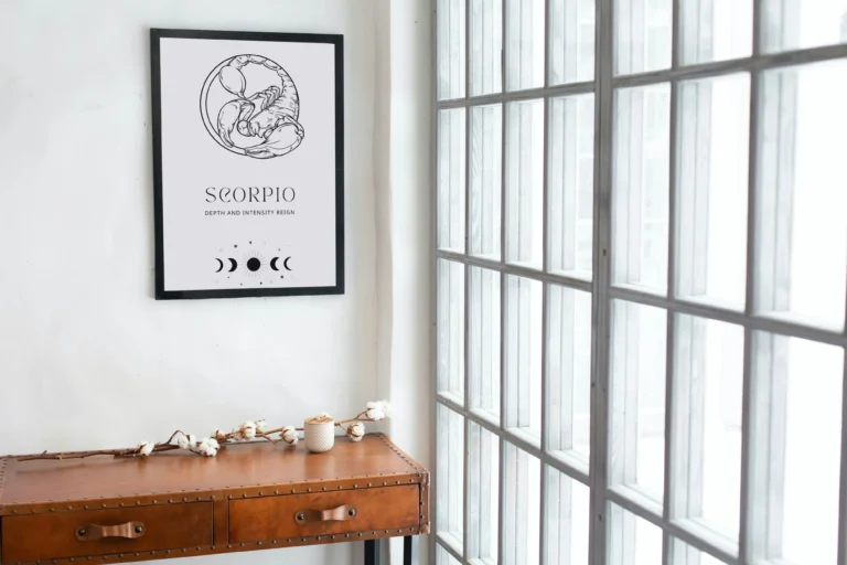 free printable Scorpio zodiac sign graphic