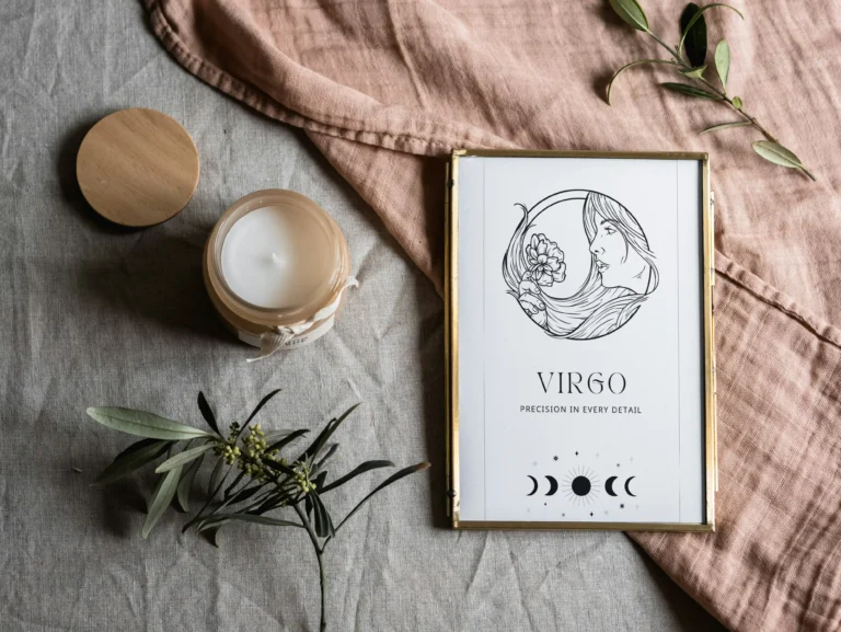 free printable Virgo zodiac sign graphic