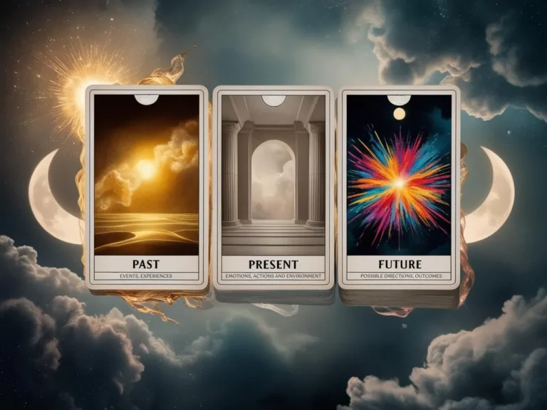3 Cards Tarot Spread - Past, Present and Future (1)