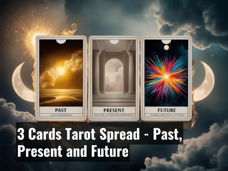 3 Cards Tarot Spread - Past, Present and Future