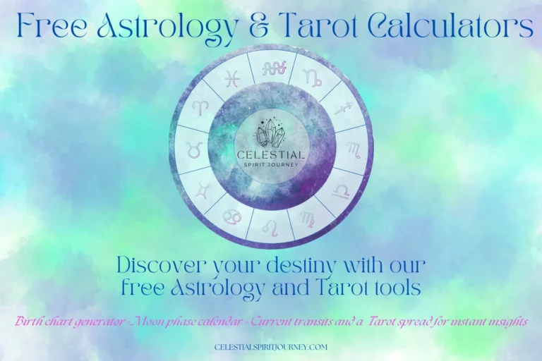 Free Astrology & Tarot Calculators – Birth Chart, Moon Phases &Tarot Reading