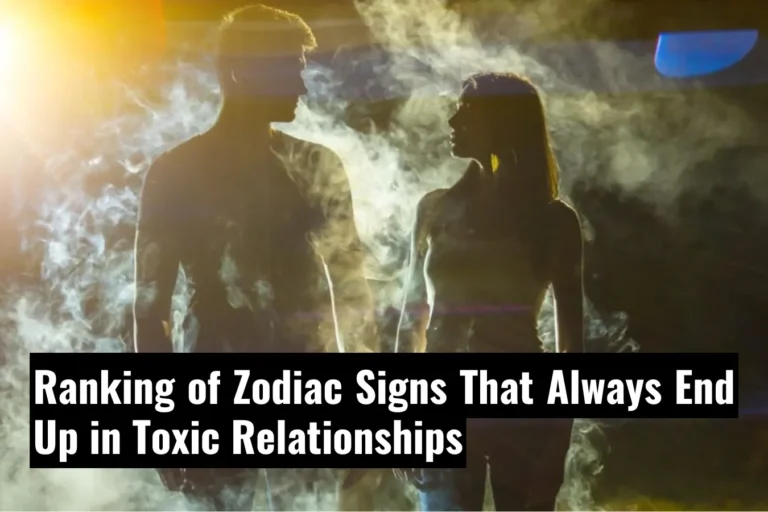Ranking of the zodiac signs that always end up in toxic relationships