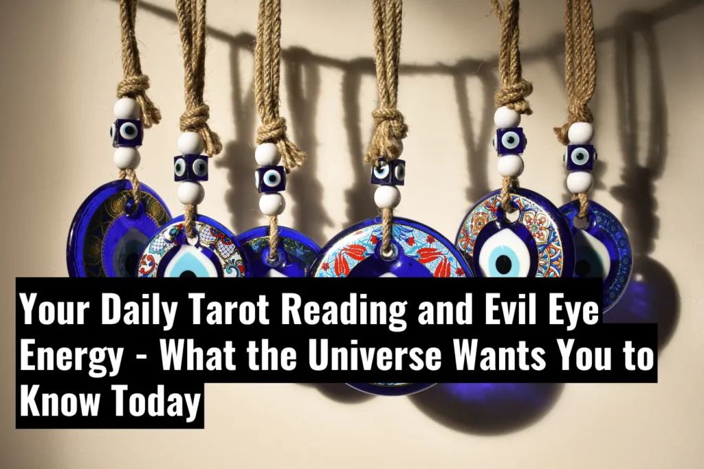 Your Daily Tarot Reading and Evil Eye Energy What the Universe Wants You to Know Today