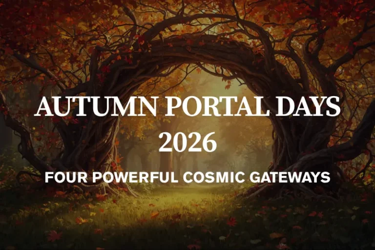 autumn portal days 2026 four cosmic gateways calendar
