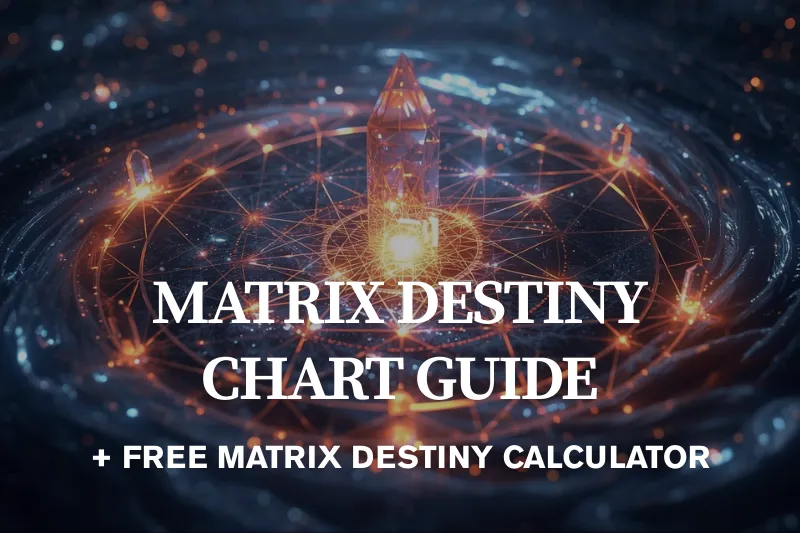 matrix destiny chart numerology diagram
